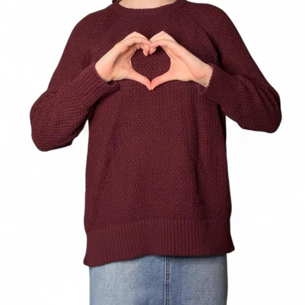 Burgundy Old Navy Knit Sweater